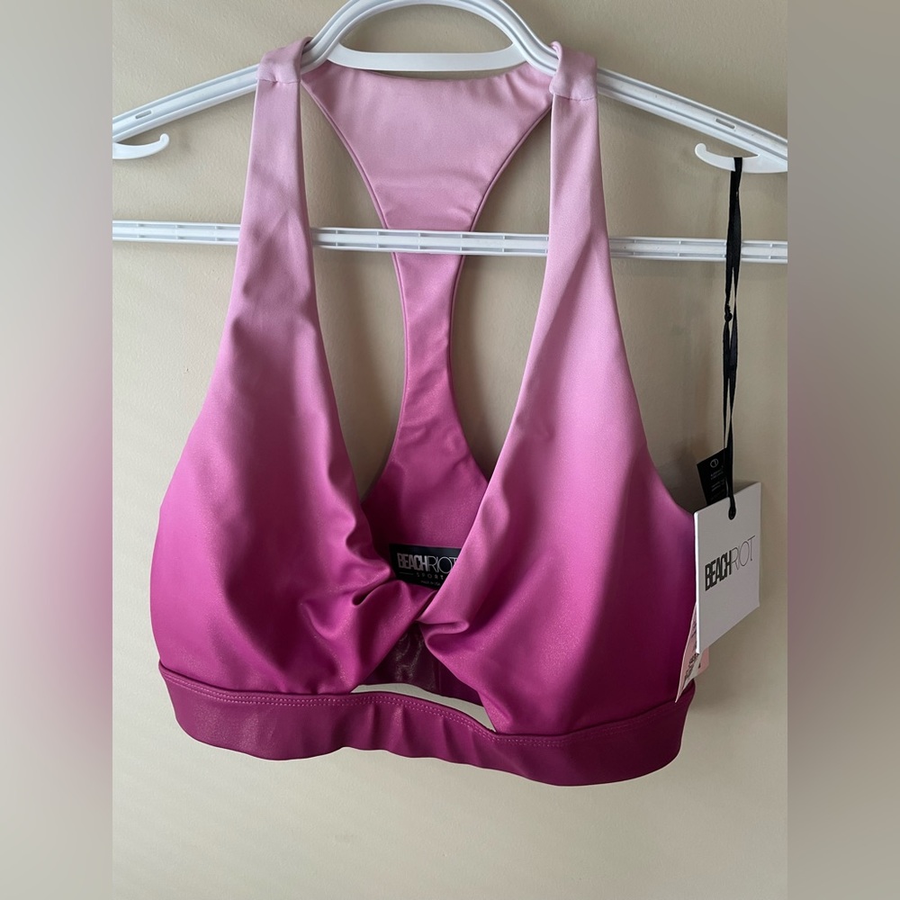 Beach riot sports bra size large
